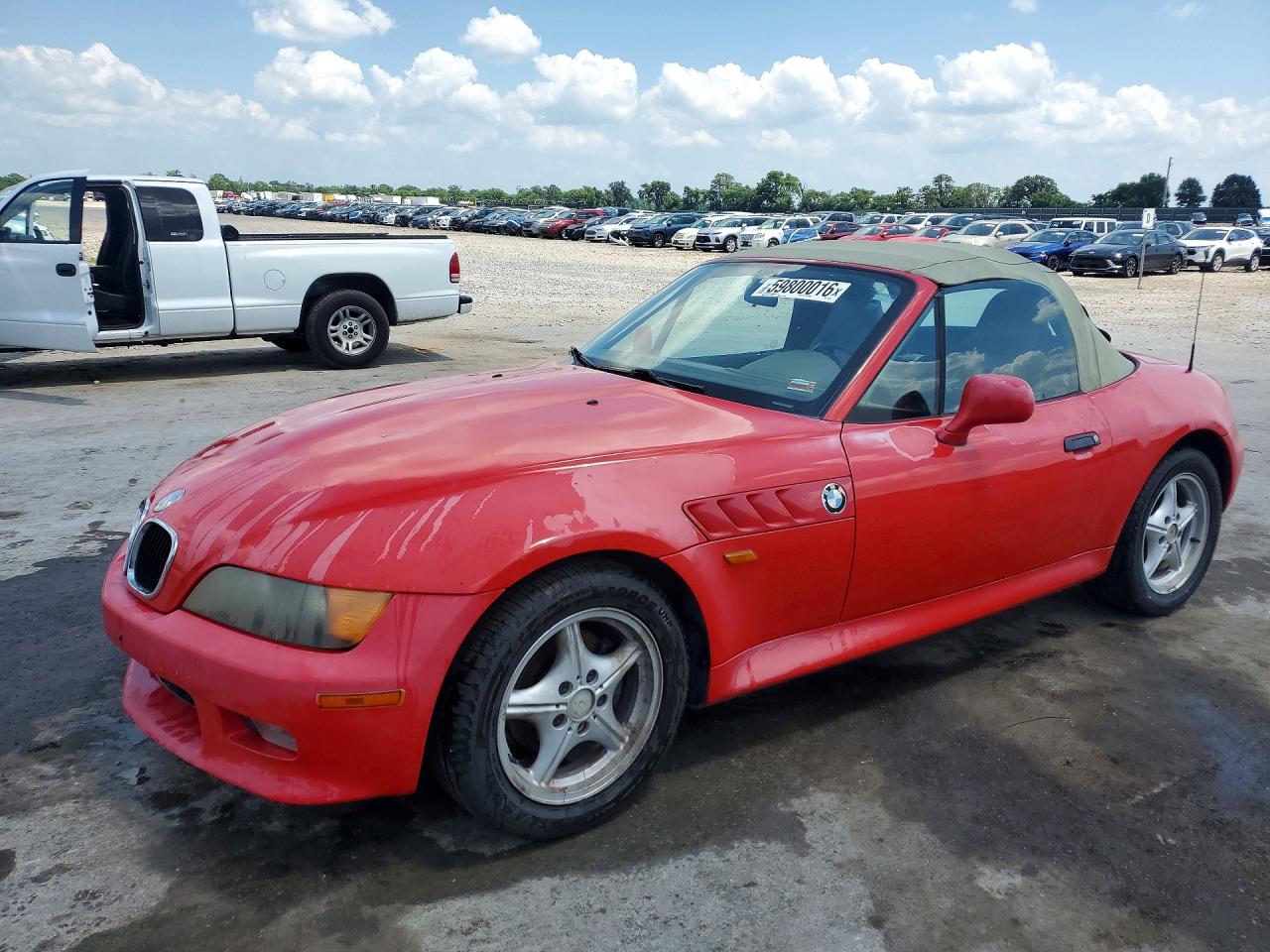1998 Bmw Z3 1.9 Red vin: 4USCH7331WLE09181