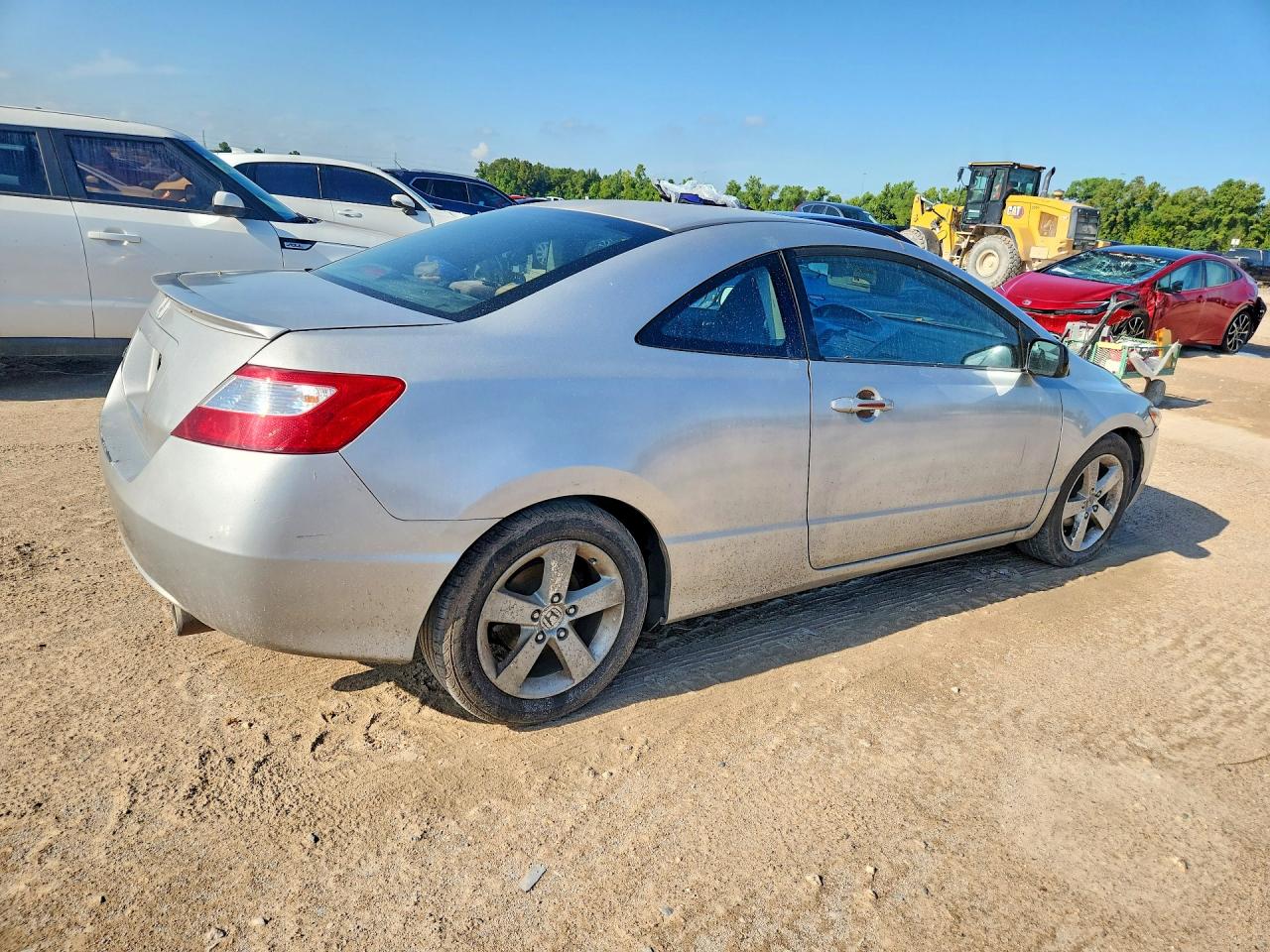 2008 Honda Civic Ex Silver vin: 2HGFG12898H562146