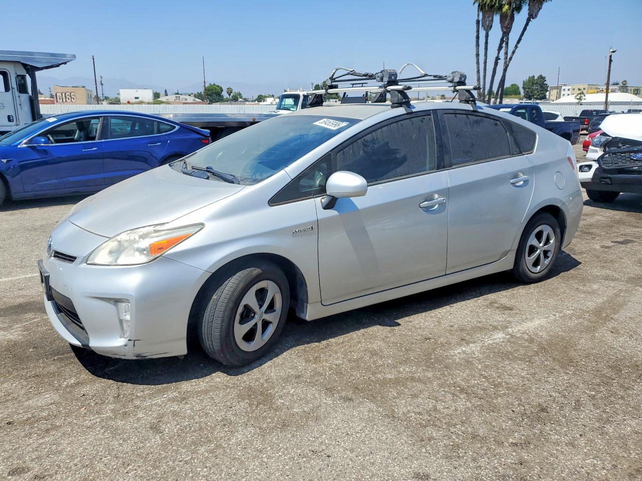 2012 Toyota Prius Three Silver vin: JTDKN3DU7C1506397