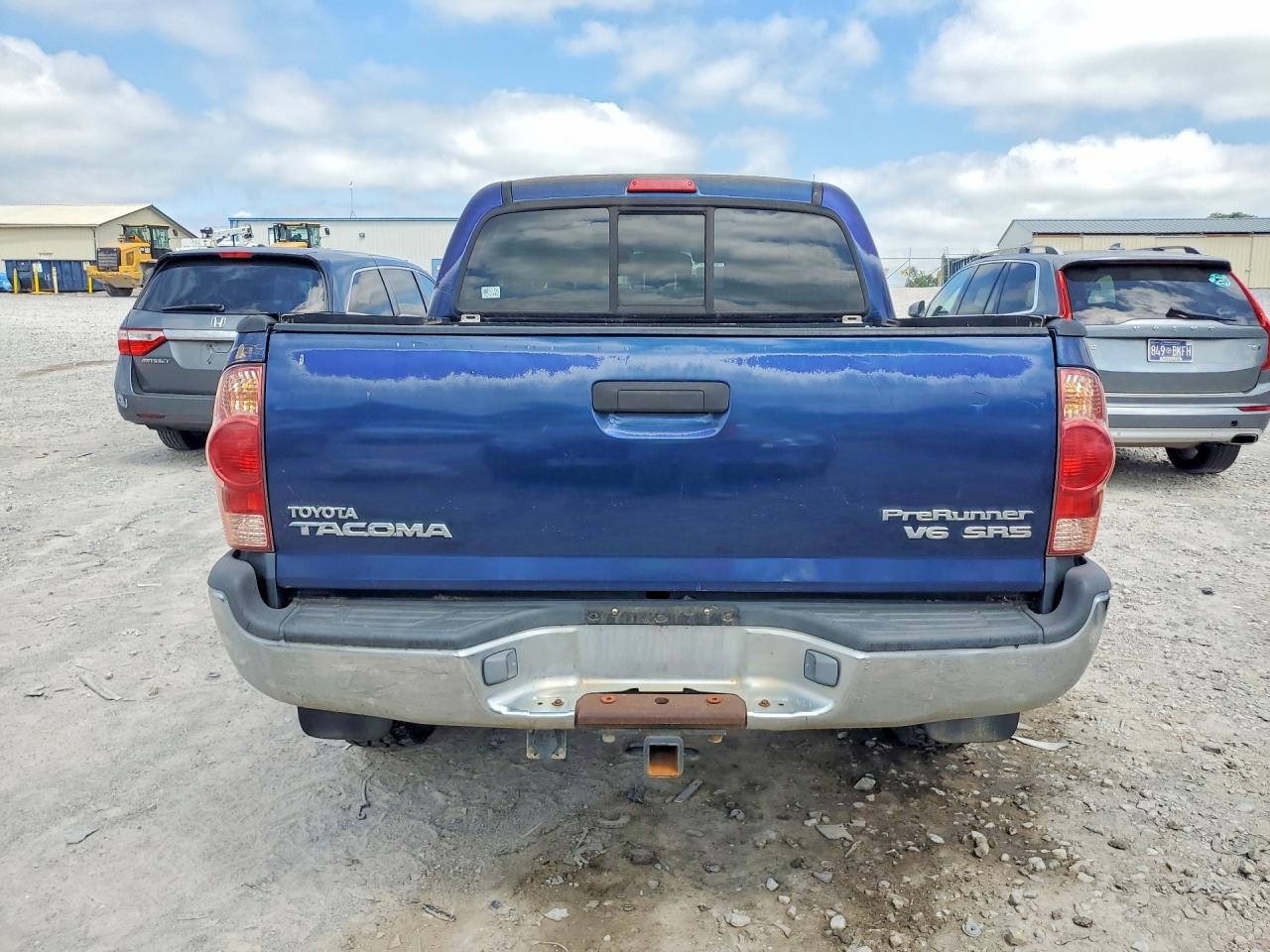2007 Toyota Tacoma Double Cab Prerunner Blue vin: 3TMJU62N67M033175