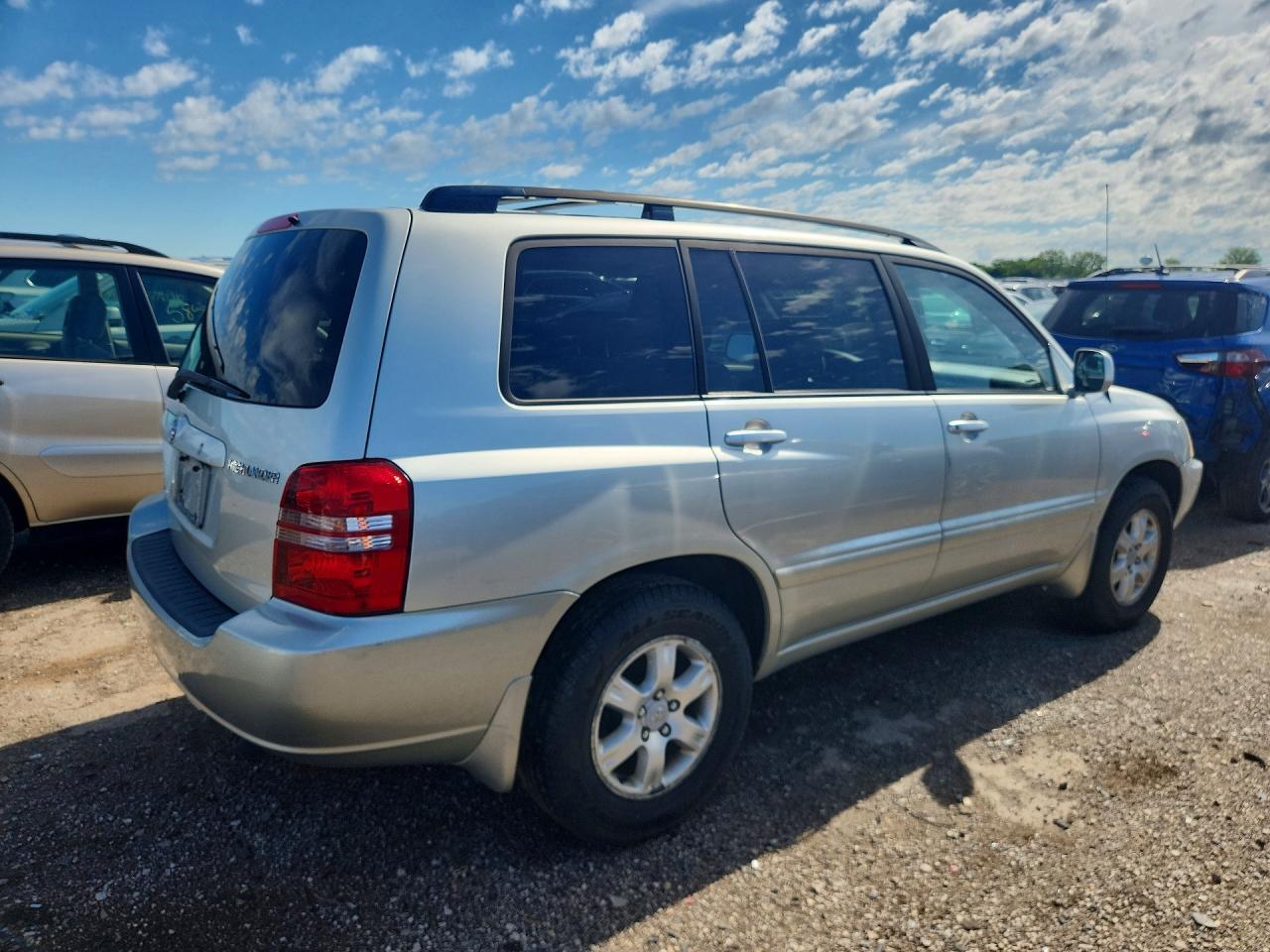 2003 Toyota Highlander Limited Silver vin: JTEGF21A130112144