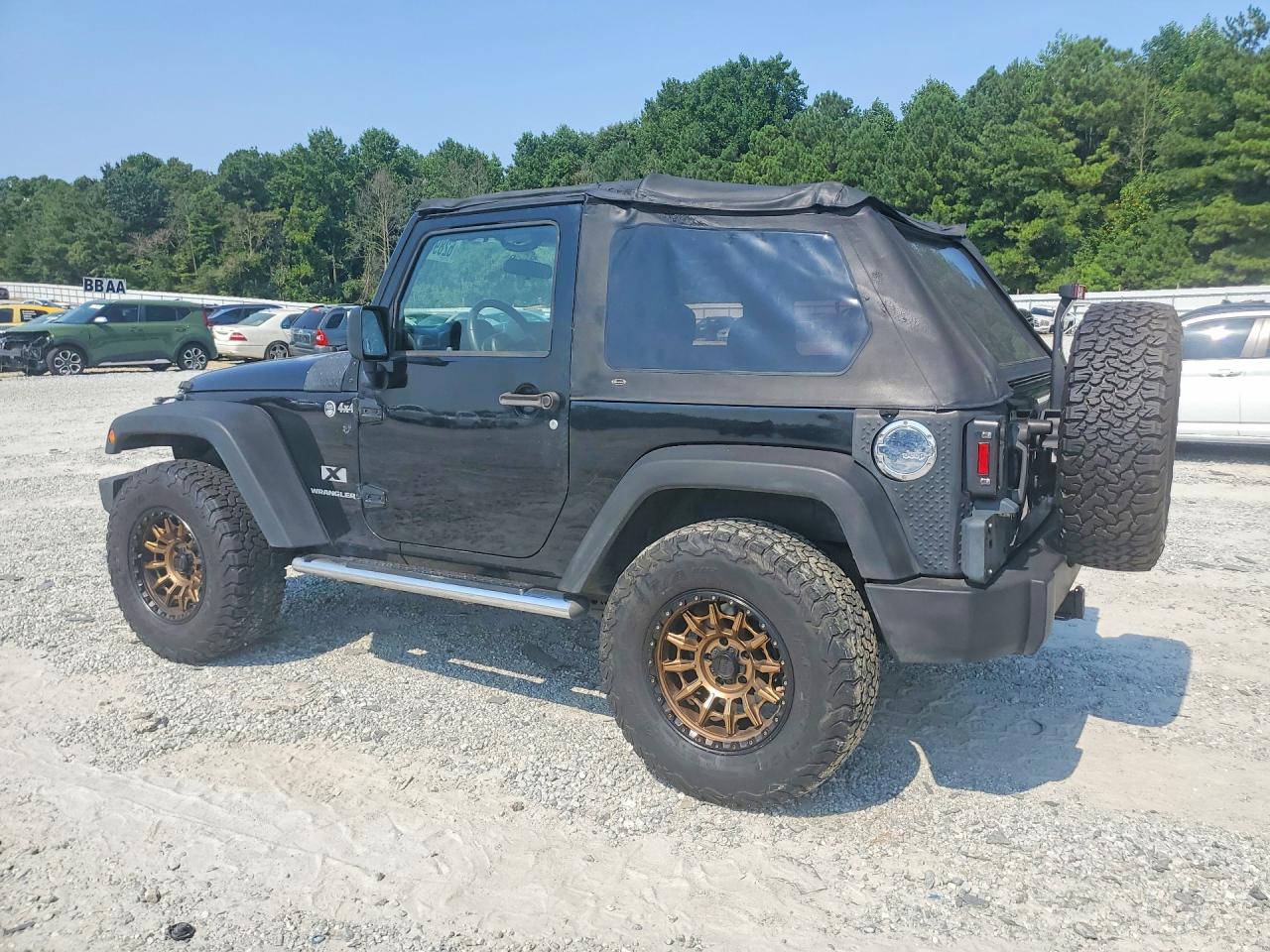 2008 Jeep Wrangler X Black vin: 1J4FA24128L503541