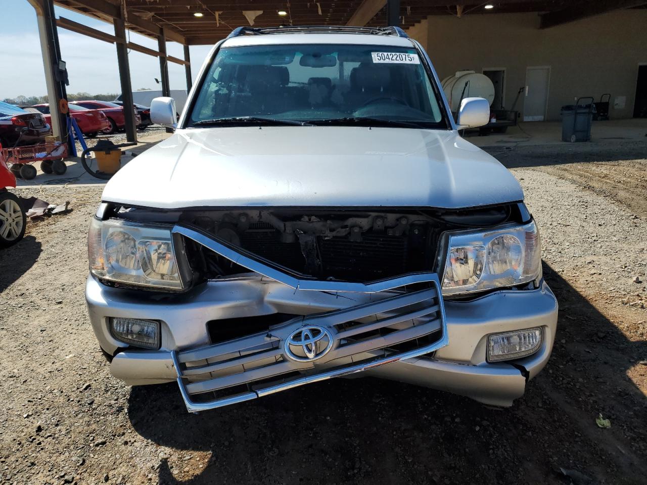 2006 Toyota Land Cruiser White vin: JTEHT05J162089100
