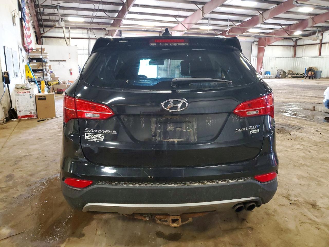 2013 Hyundai Santa Fe Sport 2.0t Black vin: 5XYZUDLA4DG072942