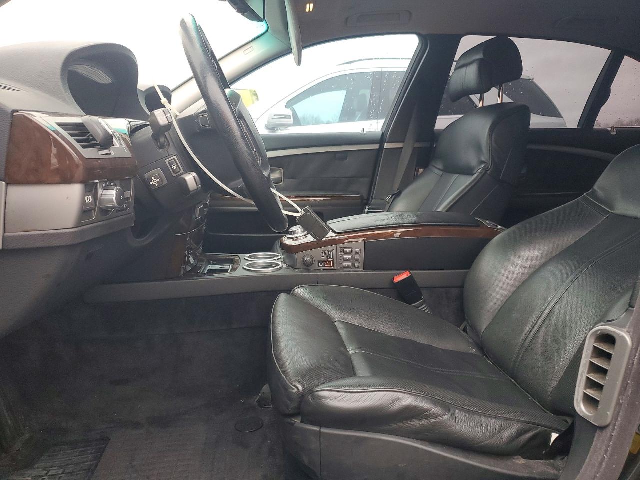 2008 Bmw 750 Li Black vin: WBAHN83598DT79639