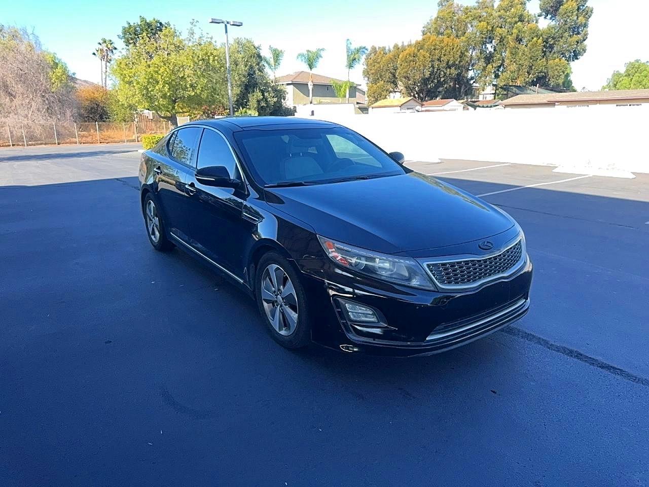 2015 Kia Optima Hybrid Black vin: KNAGN4AD5F5085144