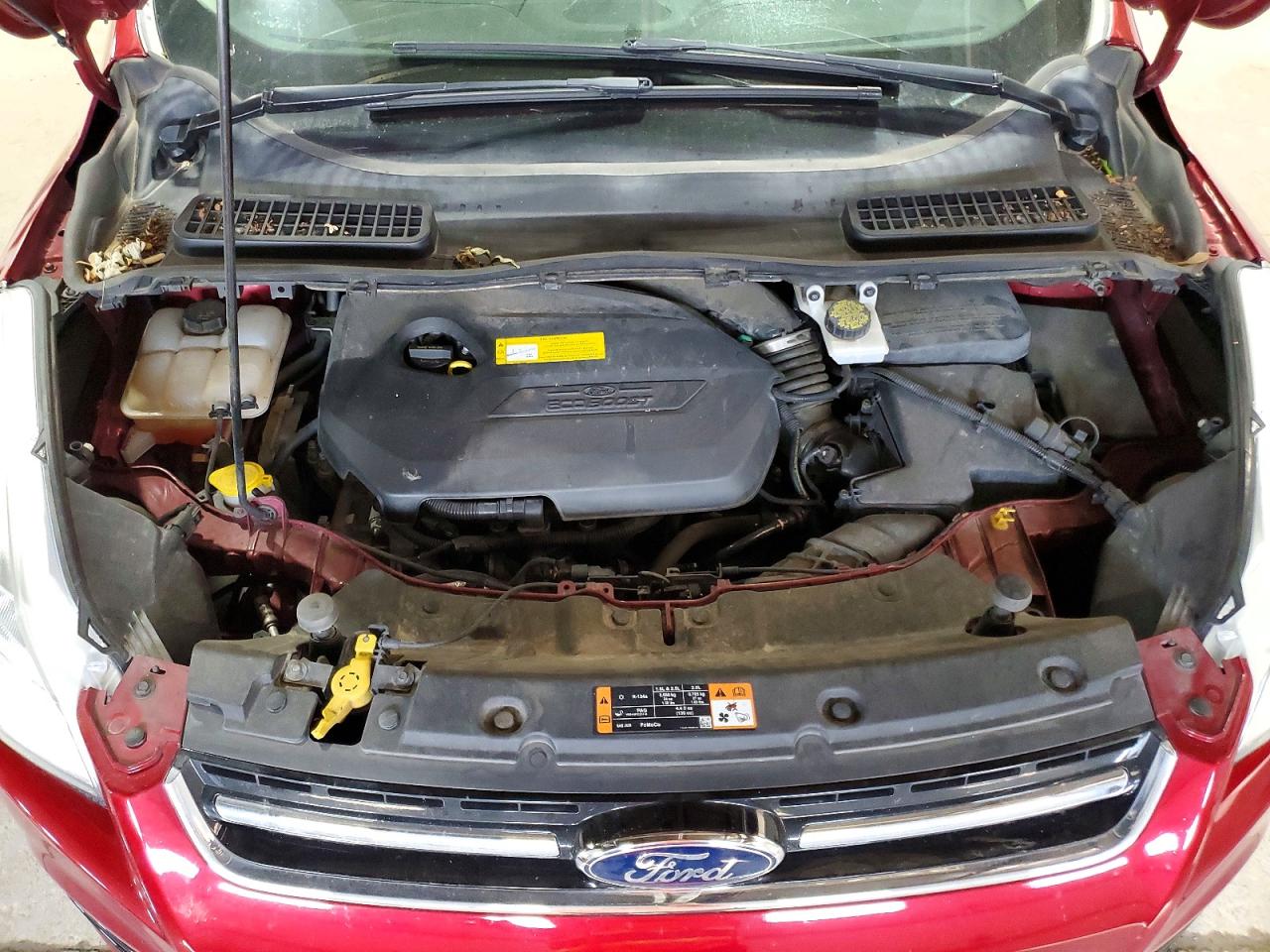 2015 Ford Escape Titanium Red vin: 1FMCU9JX1FUB49340
