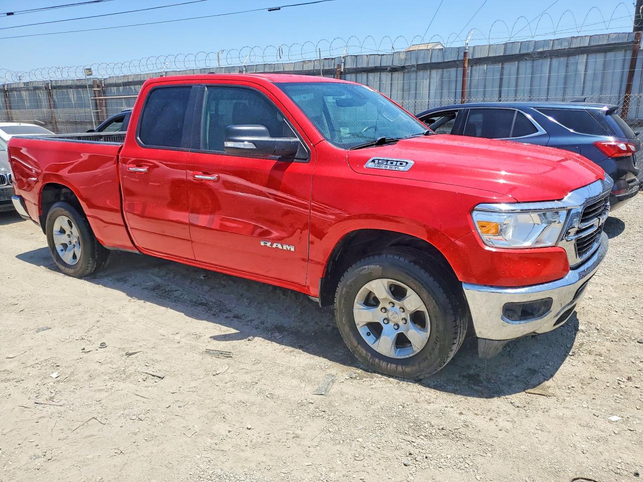 2020 Ram 1500 Big Horn Красный vin: 1C6SRFBT8LN253395