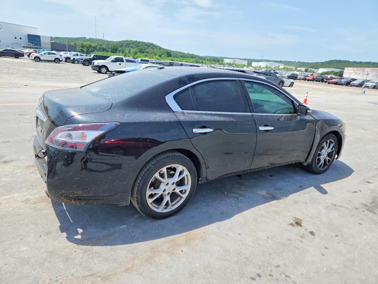 2014 Nissan Maxima 3.5 Sv Black vin: 1N4AA5APXEC472468