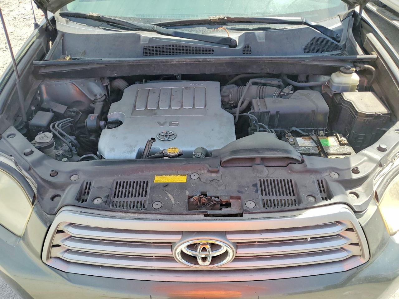 2008 Toyota Highlander Base Gray vin: JTEES41AX82046798
