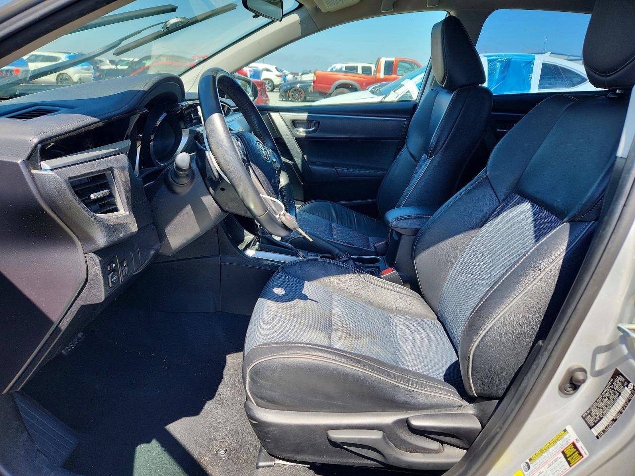 2015 Toyota Corolla S Plus Gray vin: 5YFBURHE8FP216761