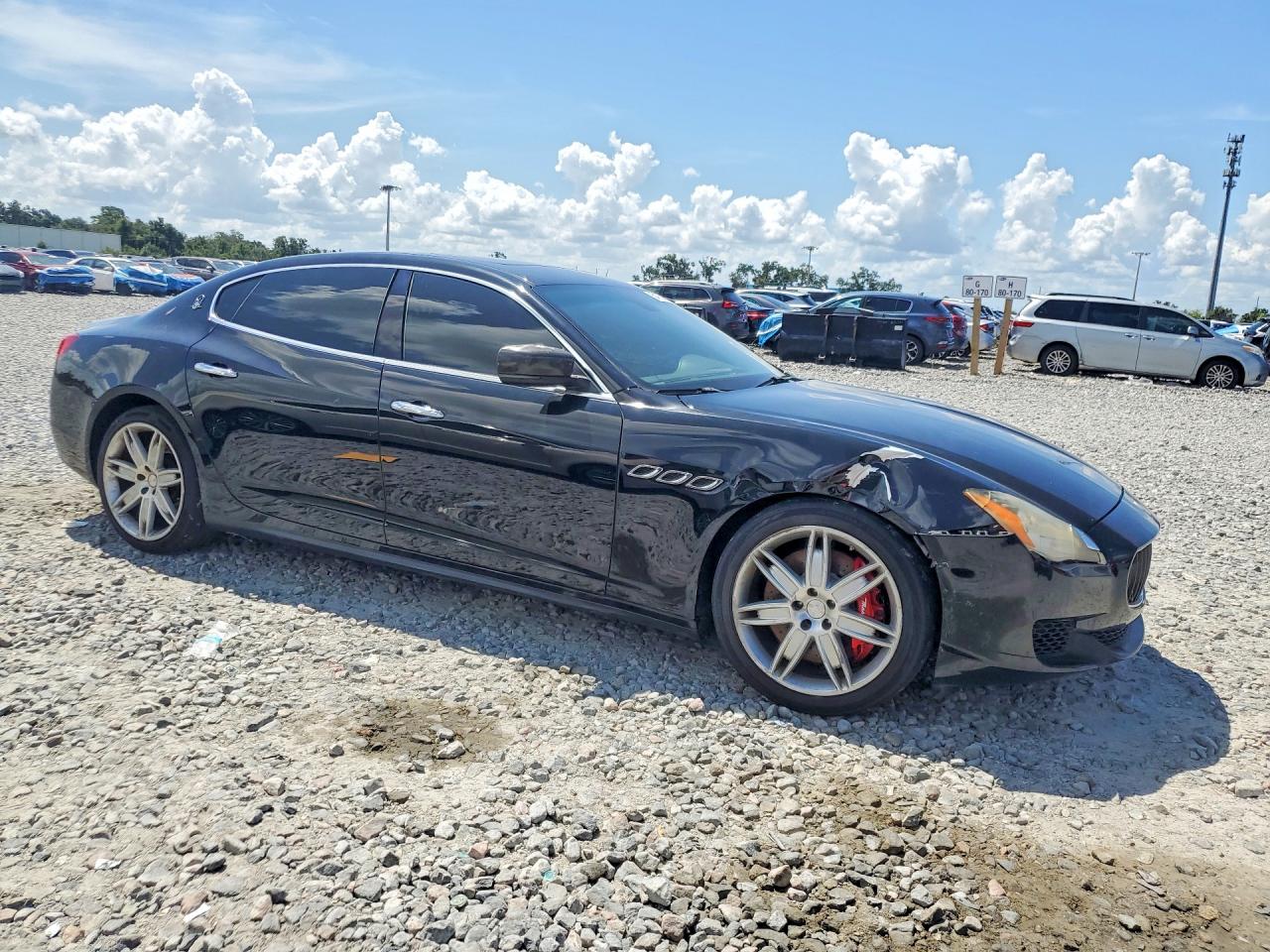 2014 Maserati Quattroporte Gts Black vin: ZAM56PPA0E1086306