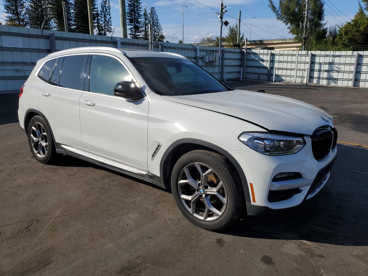2020 Bmw X3 Sdrive30i White vin: 5UXTY3C0XL9B53845