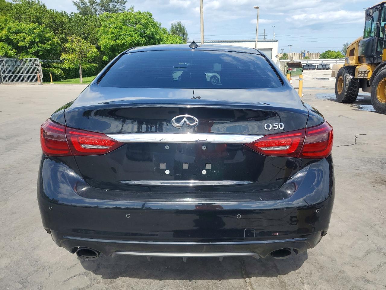 2020 Infiniti Q50 3.0t Luxe Black vin: JN1EV7AP0LM208620