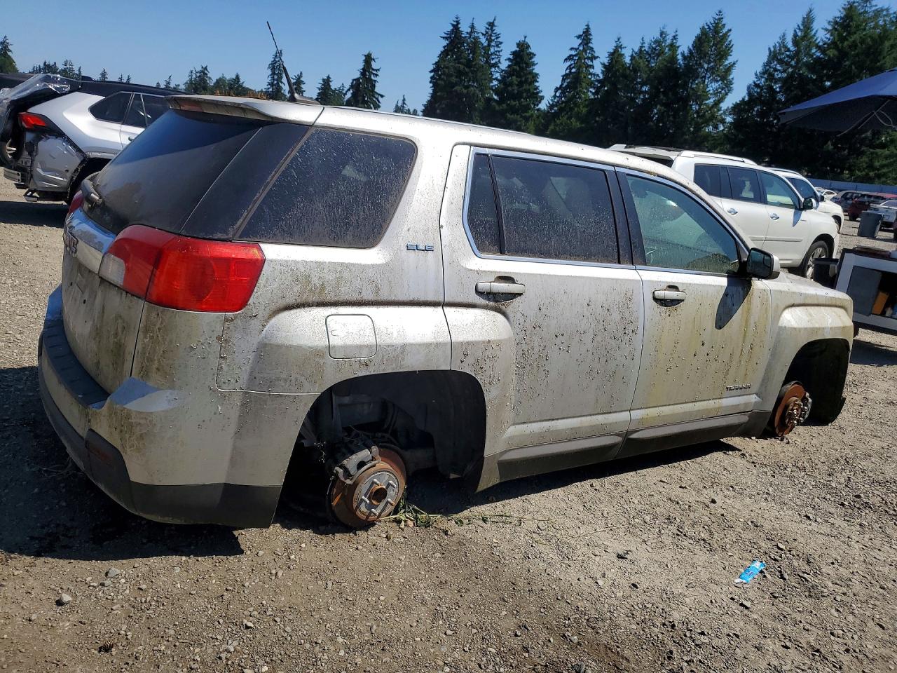 2012 Gmc Terrain Sle Silver vin: 2GKALMEK6C6348348