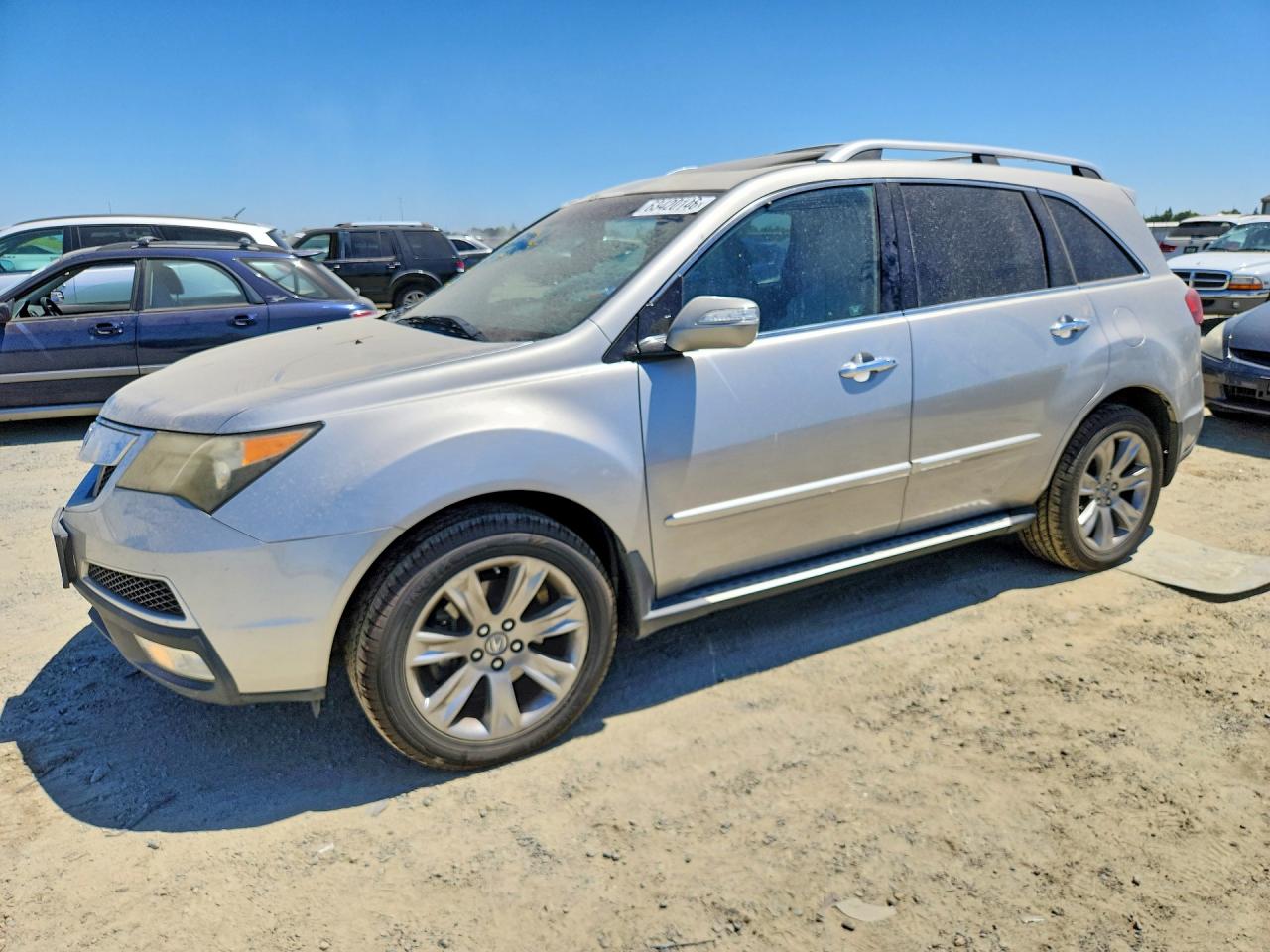 2011 Acura Mdx Advance Silver vin: 2HNYD2H74BH541520