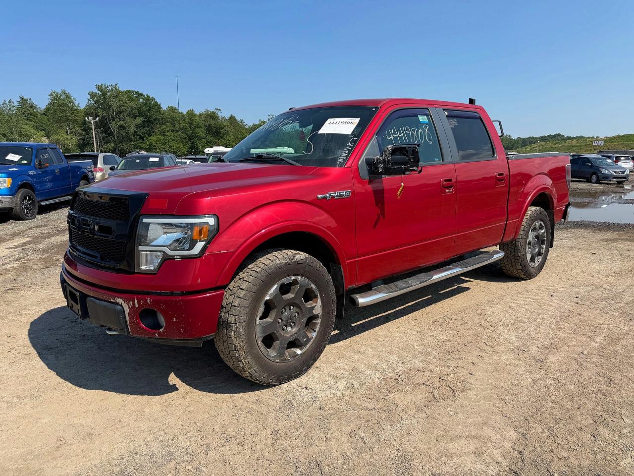 2009 Ford F150 Supercrew Red vin: 1FTPW14V89FB39943