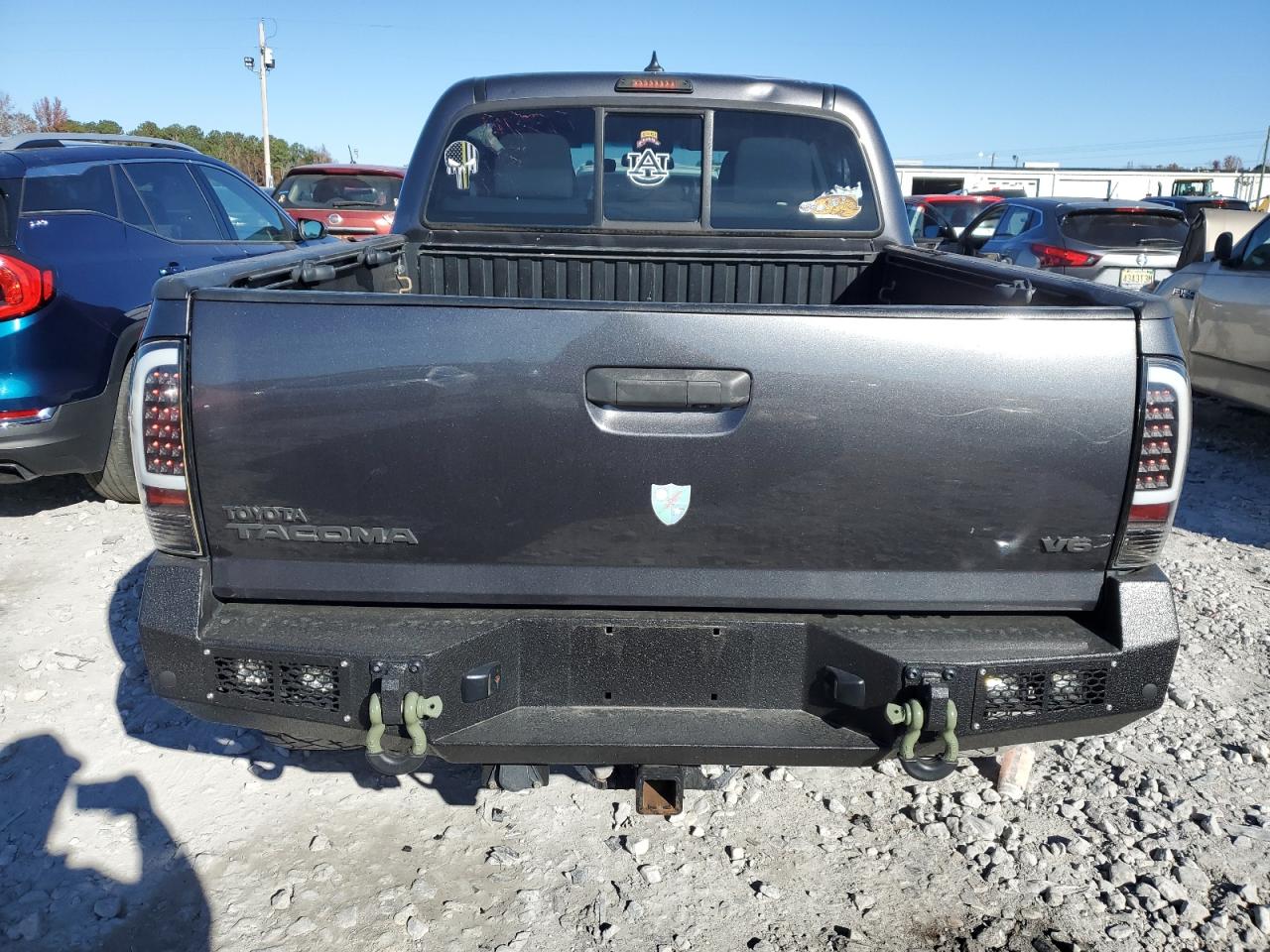 2015 Toyota Tacoma Double Cab Серый vin: 5TFLU4EN6FX120379