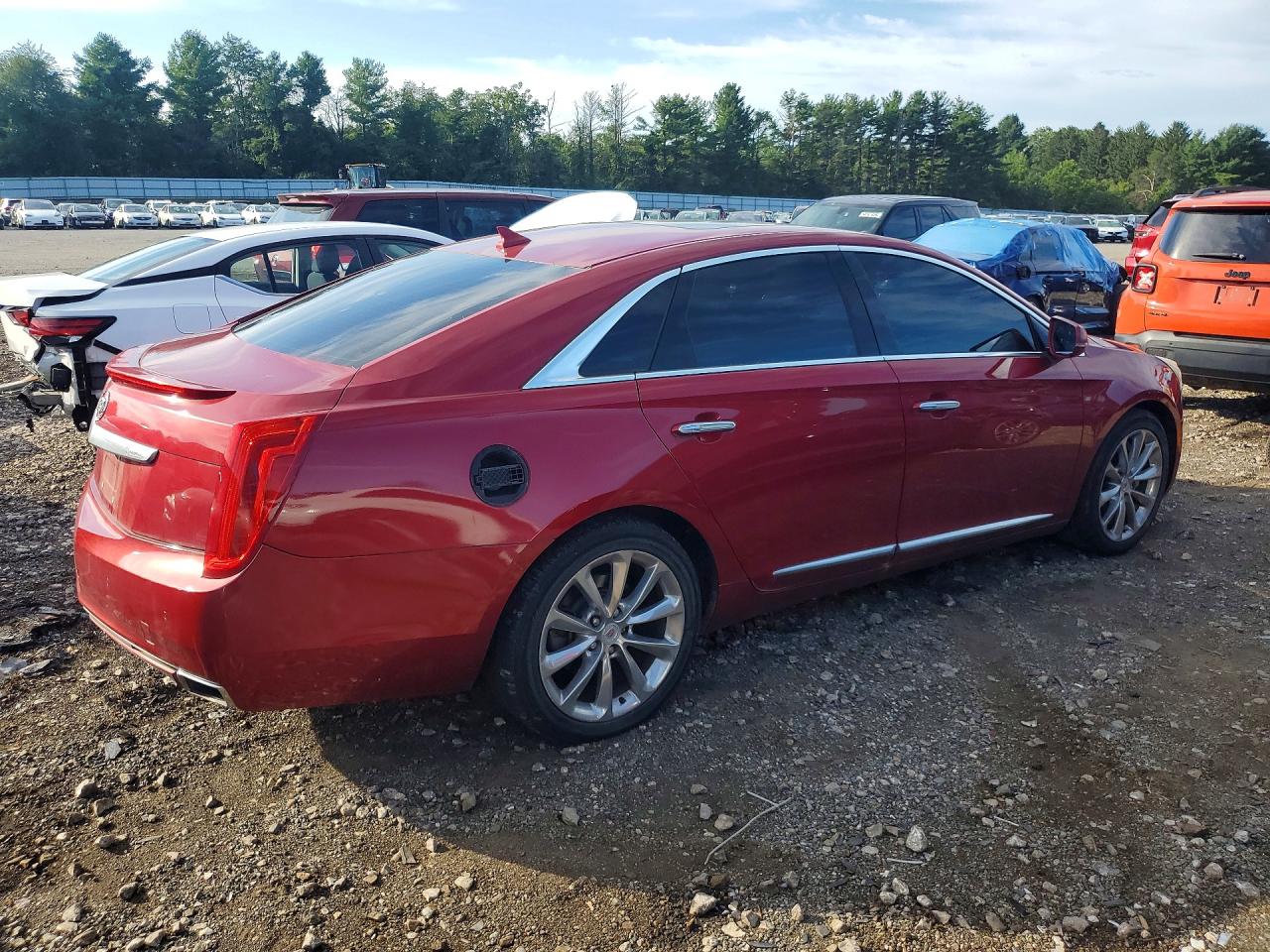 2013 Cadillac Xts Premium Collection Red vin: 2G61S5S36D9160983