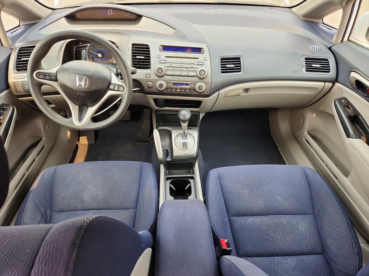 2009 Honda Civic Hybrid White vin: JHMFA362X9S013310