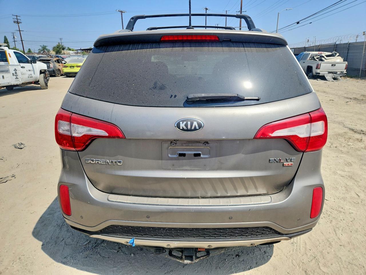 2014 Kia Sorento Sx Limited Gray vin: 5XYKW4A71EG484191