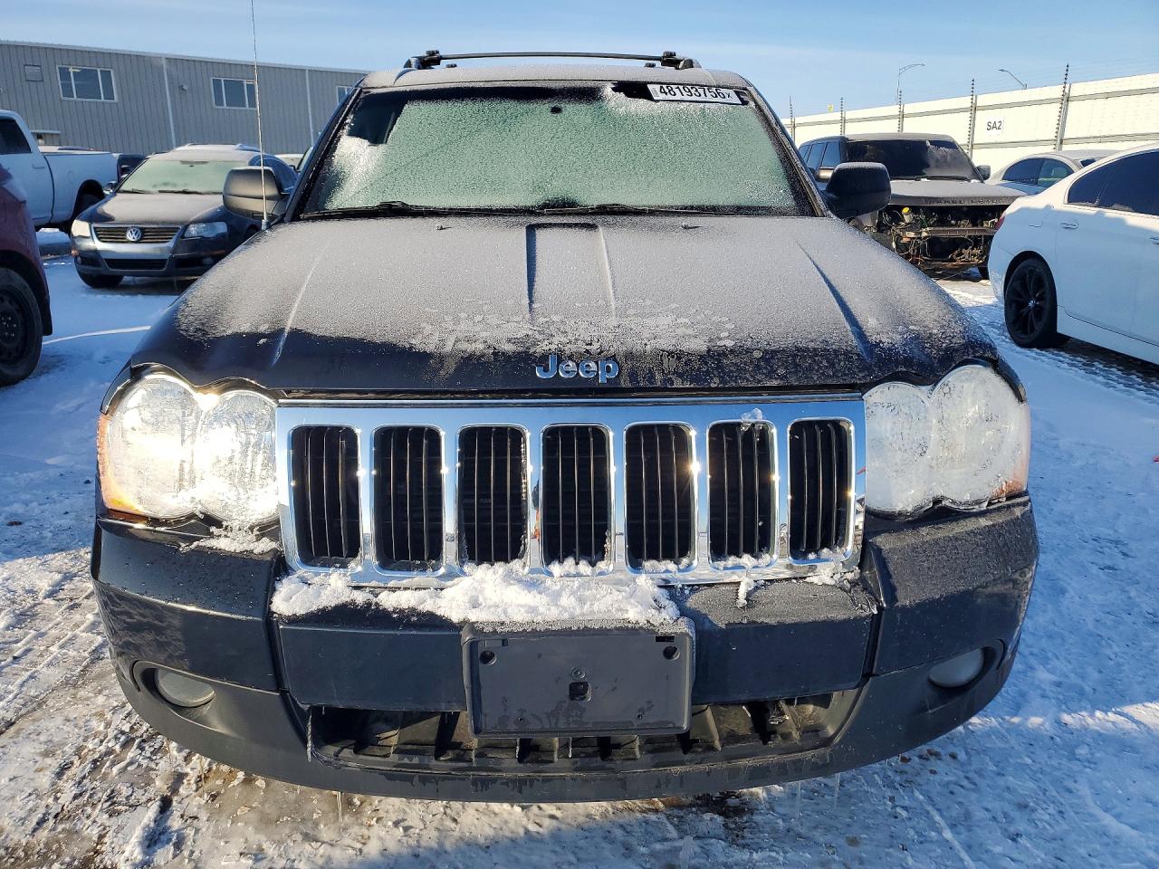 2008 Jeep Grand Cherokee Laredo Черный vin: 1J8HR48M88C514091