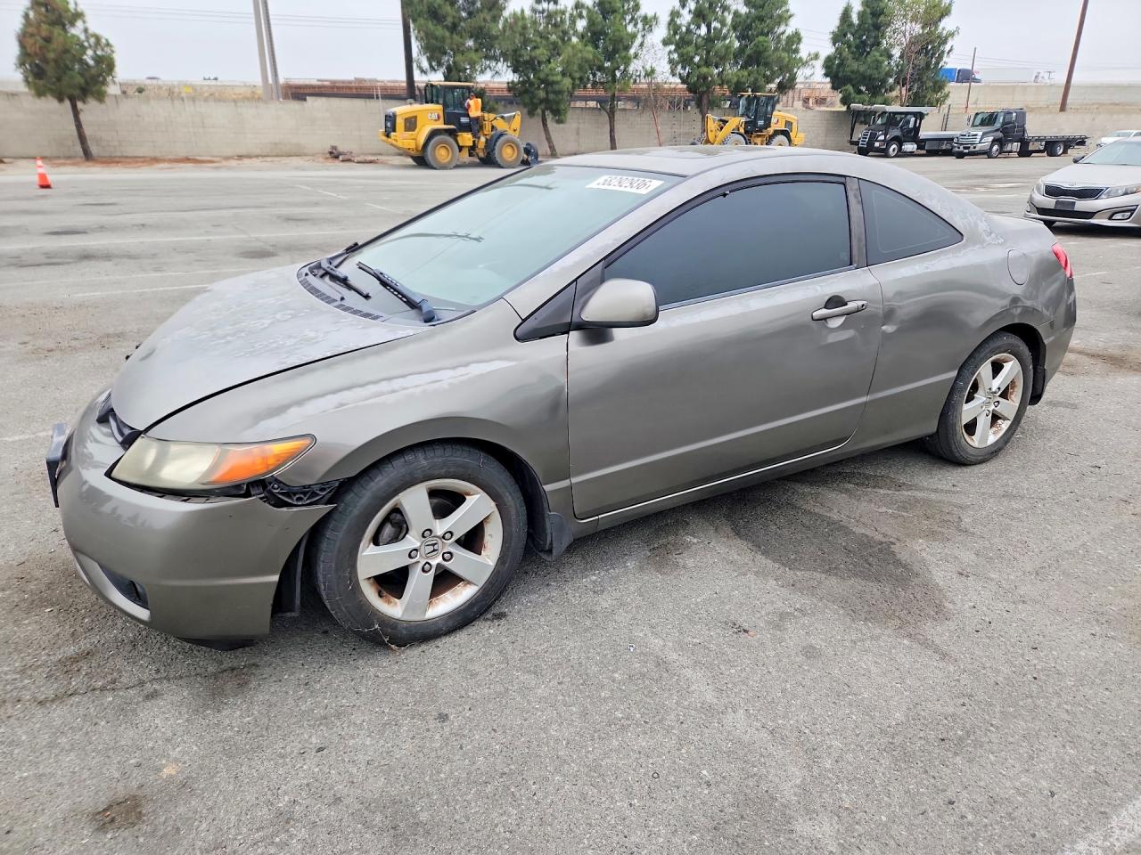 2008 Honda Civic Ex Gray vin: 2HGFG12828H572534