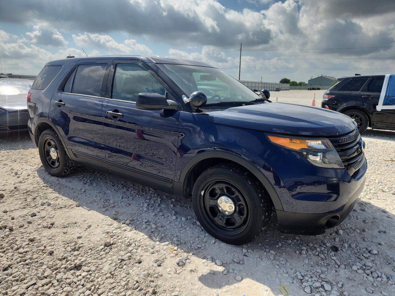 2015 Ford Explorer Police Interceptor Blue vin: 1FM5K8AR5FGB20027