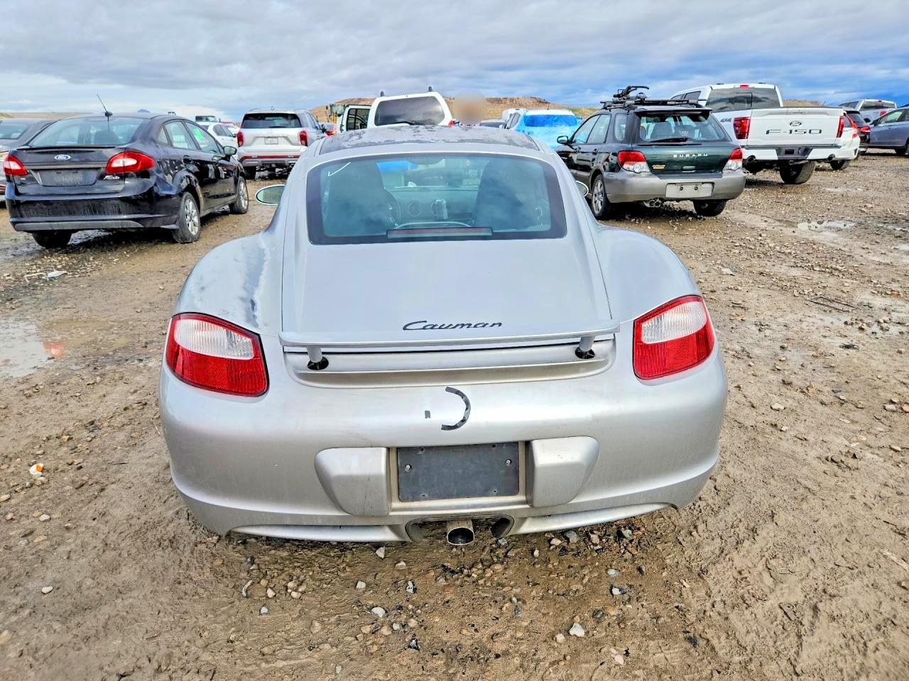 2007 Porsche Cayman Серебряный vin: WP0AA29827U762920