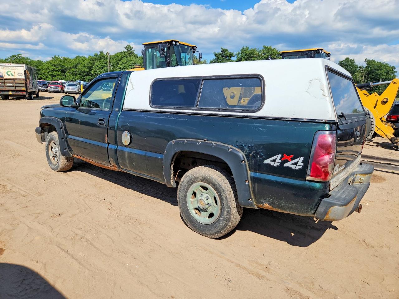 2003 Chevrolet Silverado K1500 Green vin: 1GCEK14X23Z299181