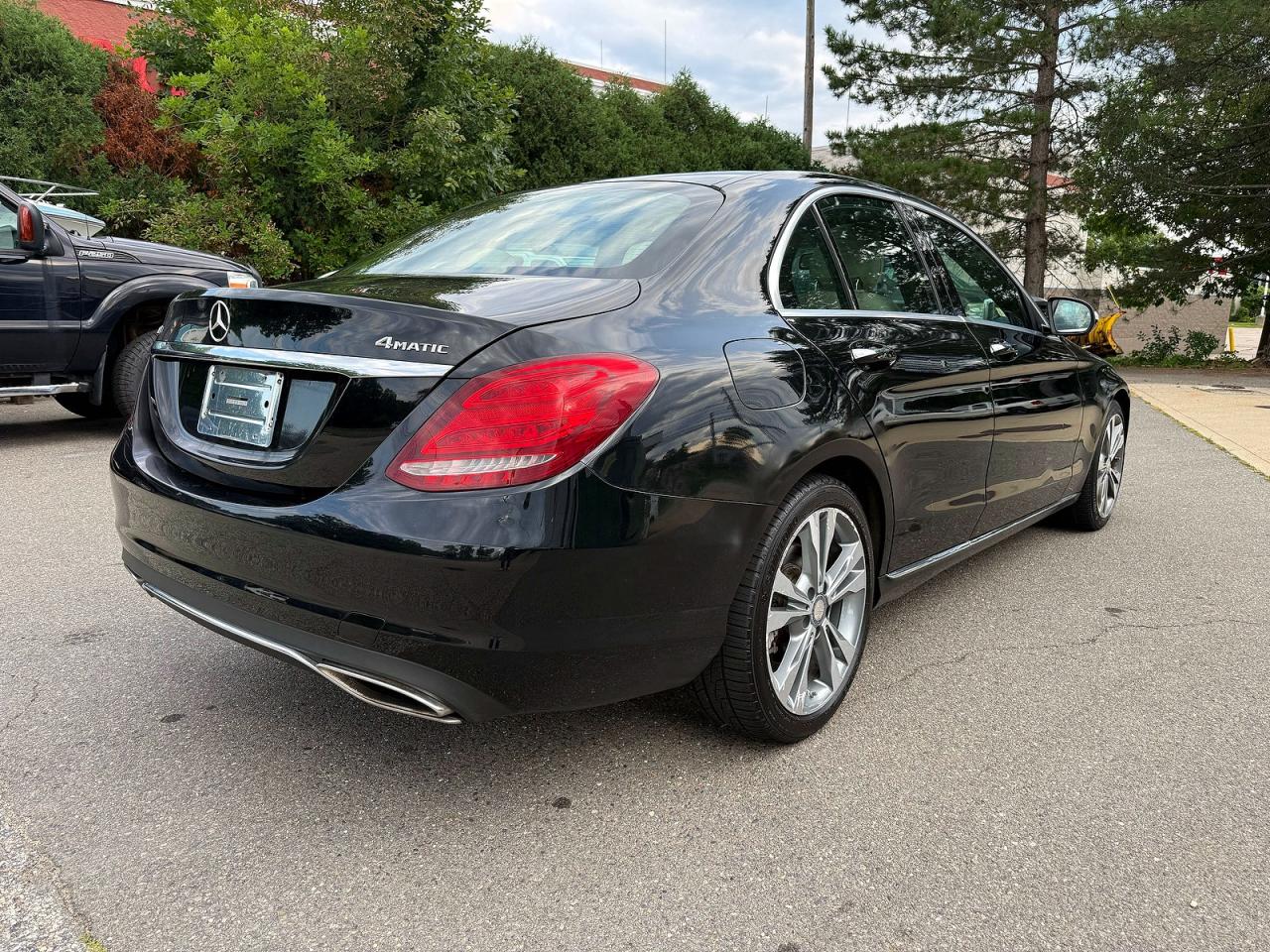 2015 Mercedes-benz C 300 4matic Black vin: 55SWF4KB6FU001502