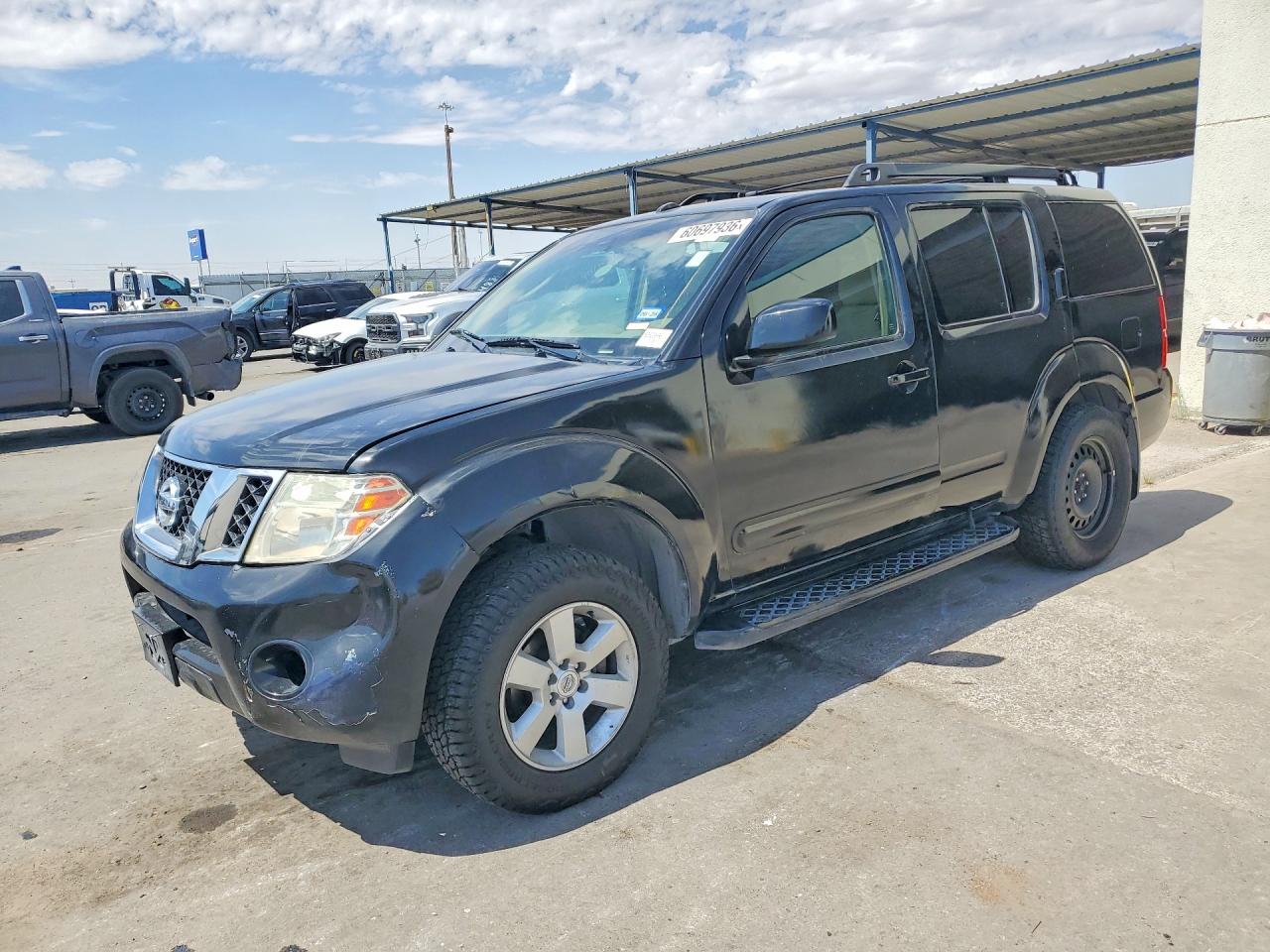 2008 Nissan Pathfinder S Black vin: 5N1AR18U68C623958