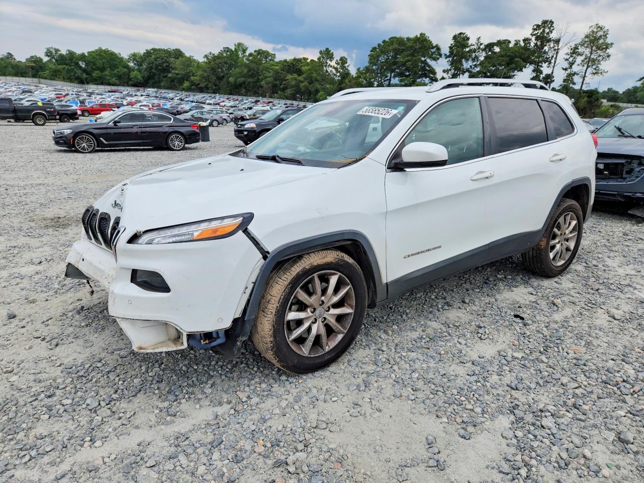 2014 Jeep Cherokee Limited Белый vin: 1C4PJLDS3EW115236