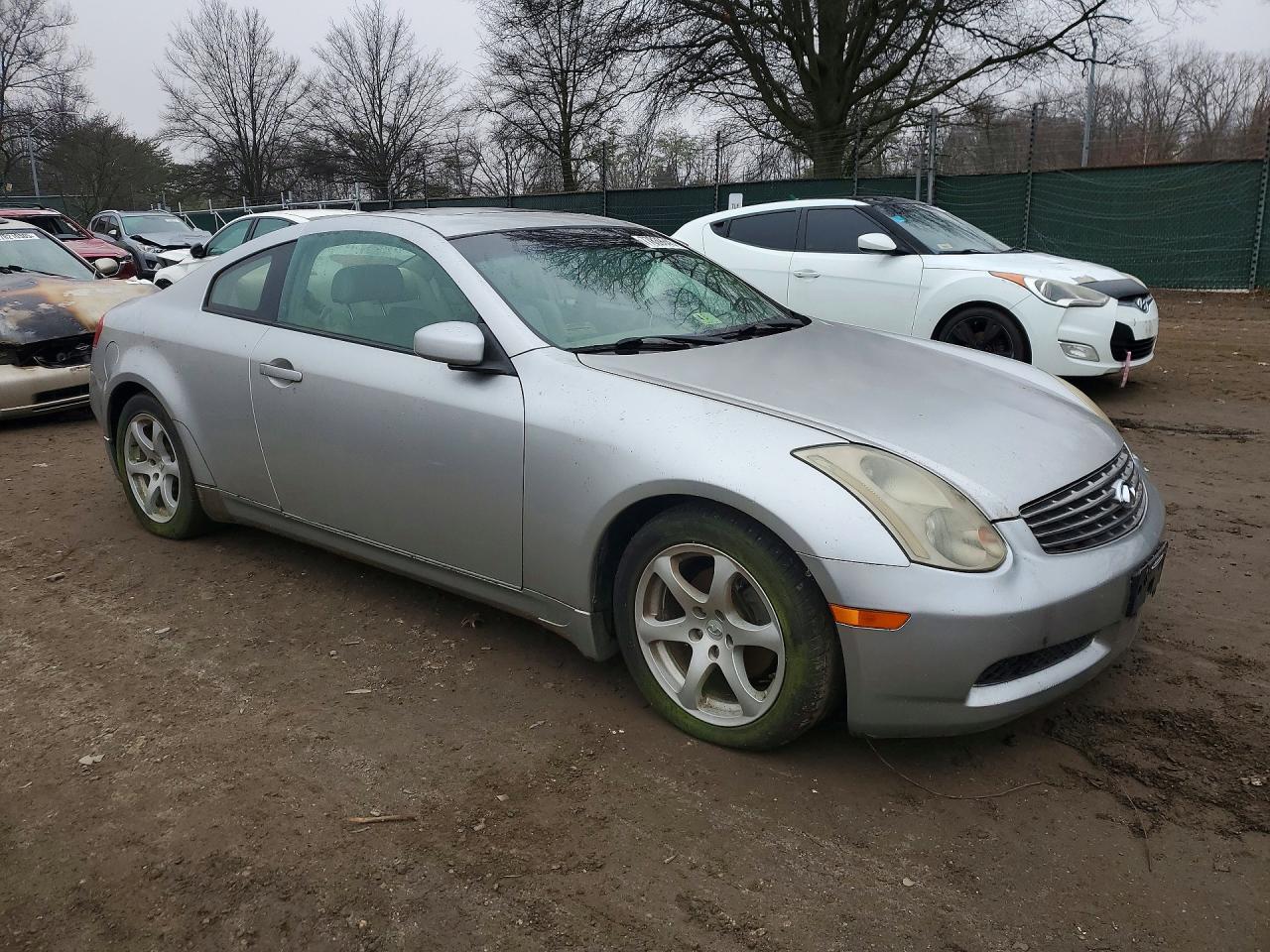 2004 Infiniti G35 Silver vin: JNKCV54E94M808670
