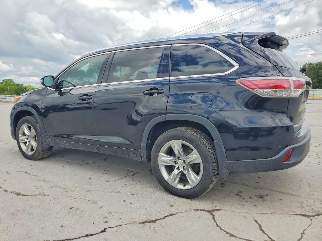 2014 Toyota Highlander Limited Black vin: 5TDDKRFH9ES028431