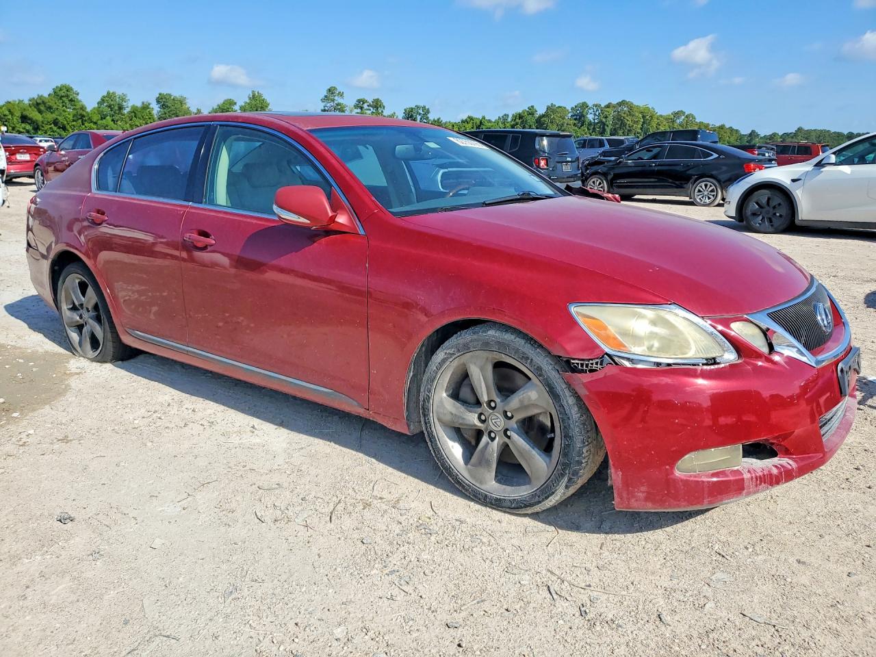 2010 Lexus Gs 350 Red vin: JTHBE1KS4A0047336
