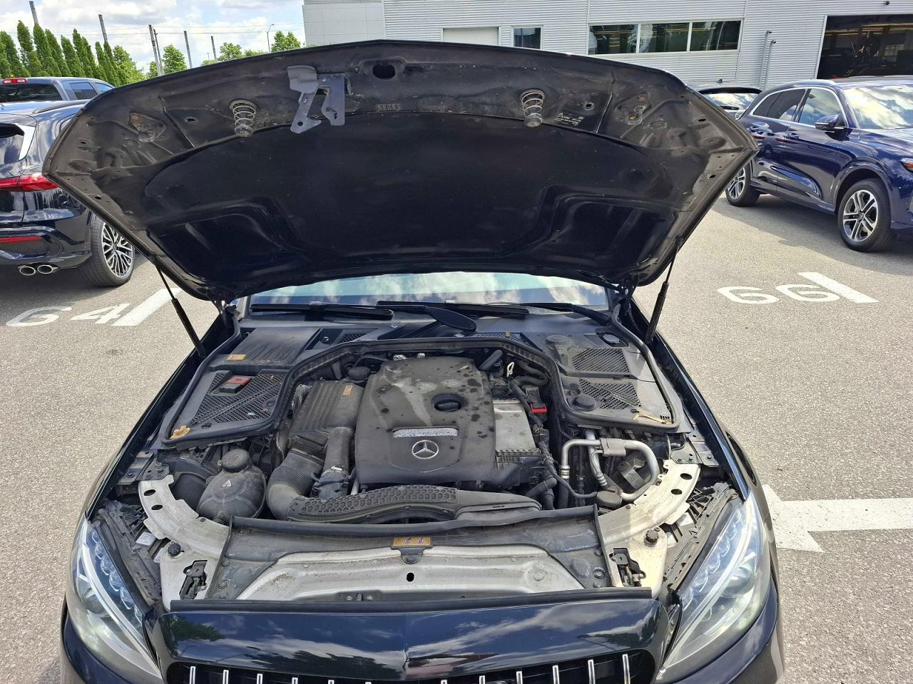2015 Mercedes-benz C 300 4matic Black vin: 55SWF4KB4FU021344