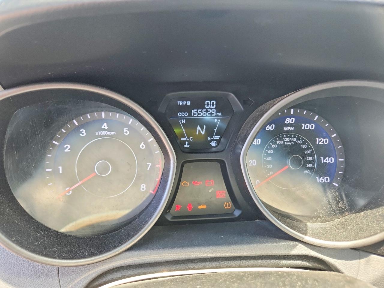 2013 Hyundai Elantra Gls Black vin: 5NPDH4AEXDH409482