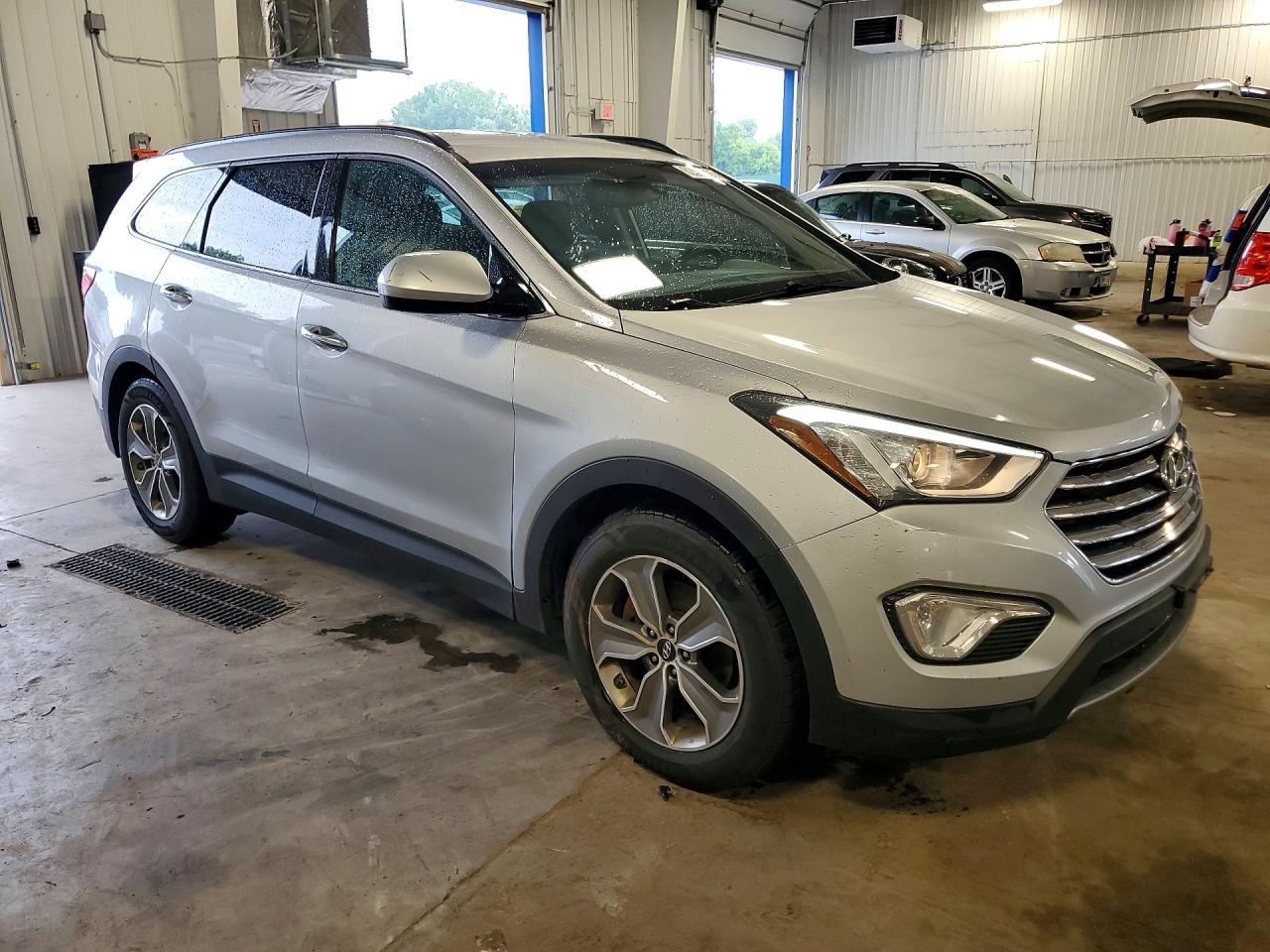 2014 Hyundai Santa Fe Gls Silver vin: KM8SMDHF8EU049343