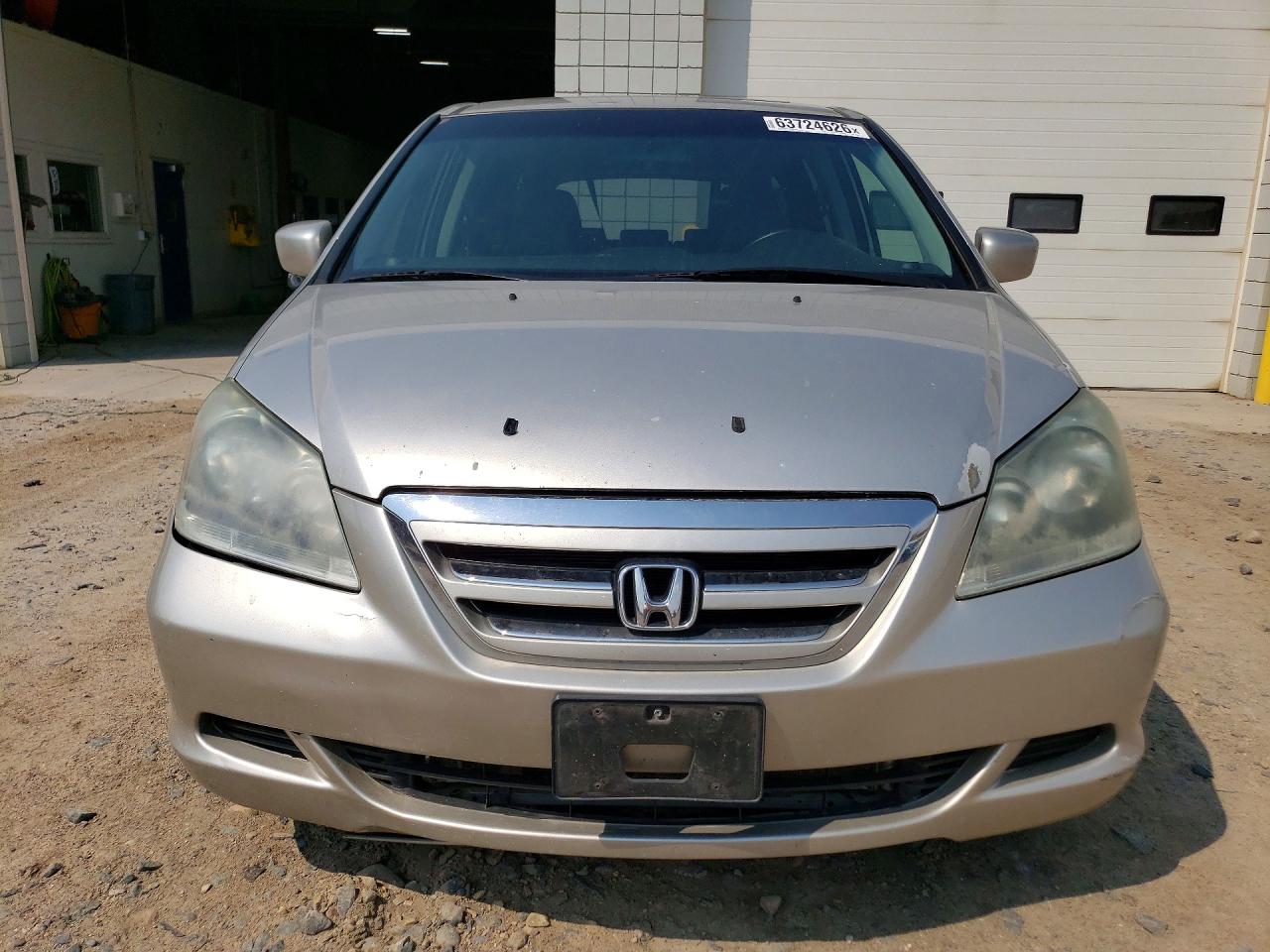 2007 Honda Odyssey Exl Silver vin: 5FNRL38657B123166