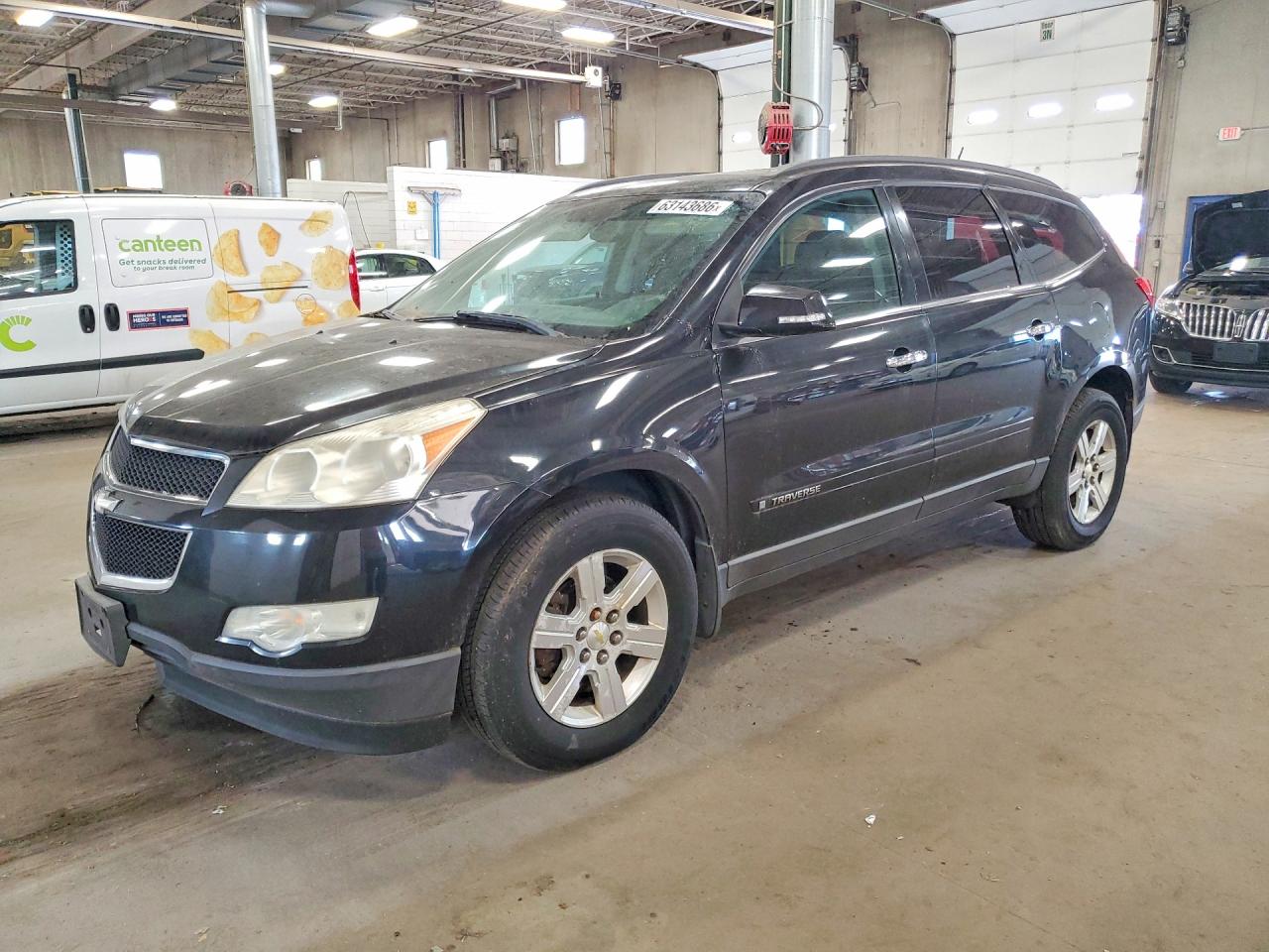 2009 Chevrolet Traverse Lt Black vin: 1GNEV23D49S179685