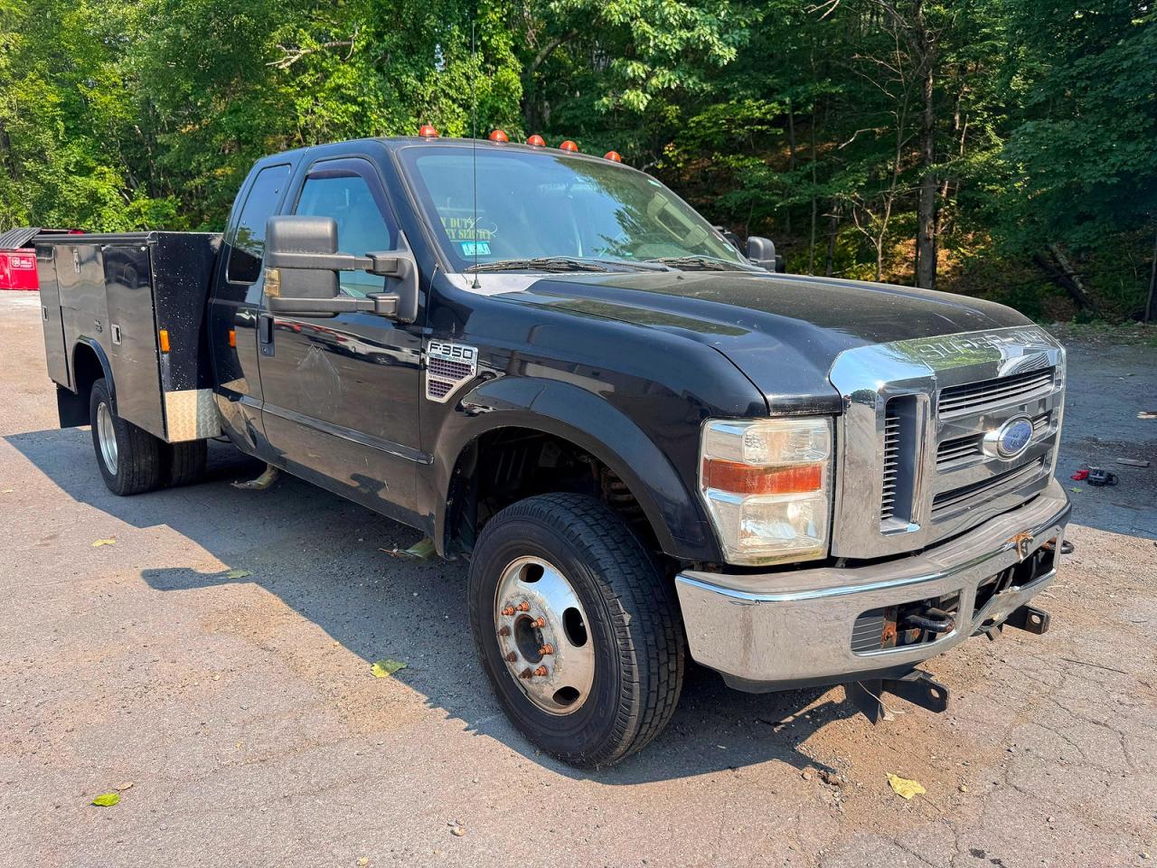 2008 Ford F350 Super Duty Black vin: 1FDWX37R08EA55845