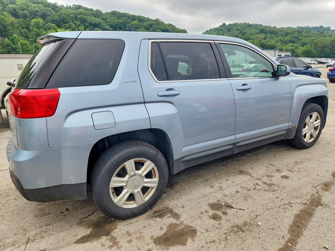 2015 Gmc Terrain Sle Blue vin: 2GKALMEK4F6351396
