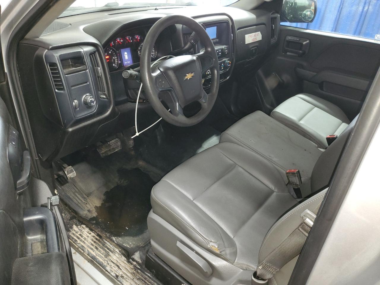 2016 Chevrolet Silverado C1500 Silver vin: 1GCNCNEH9GZ321744