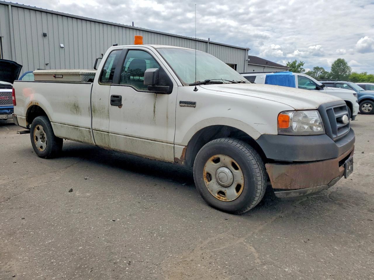 2007 Ford F150 White vin: 1FTPF12V47KC40873
