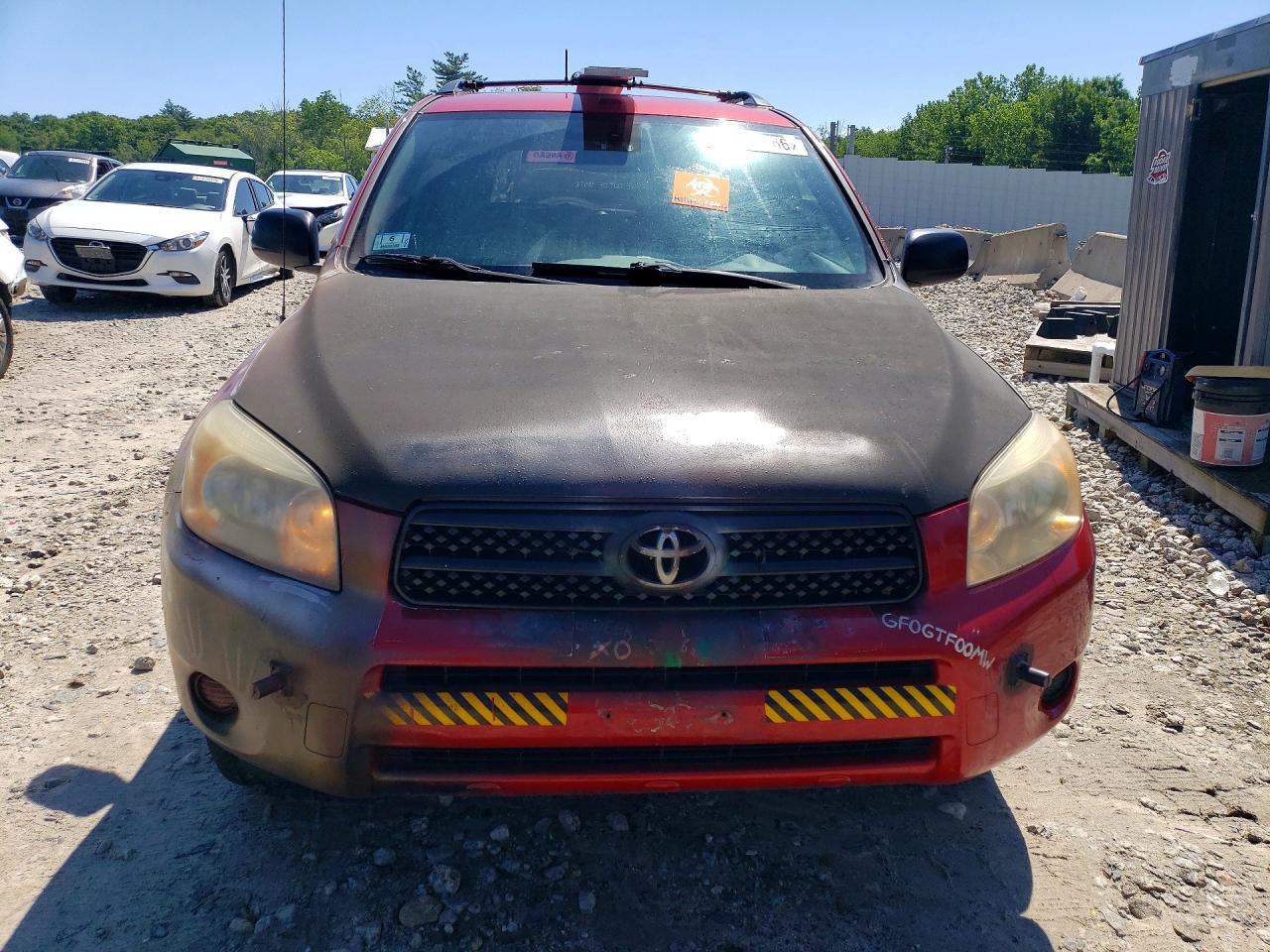 2006 Toyota Rav4 Base Red vin: JTMBD33V866014675
