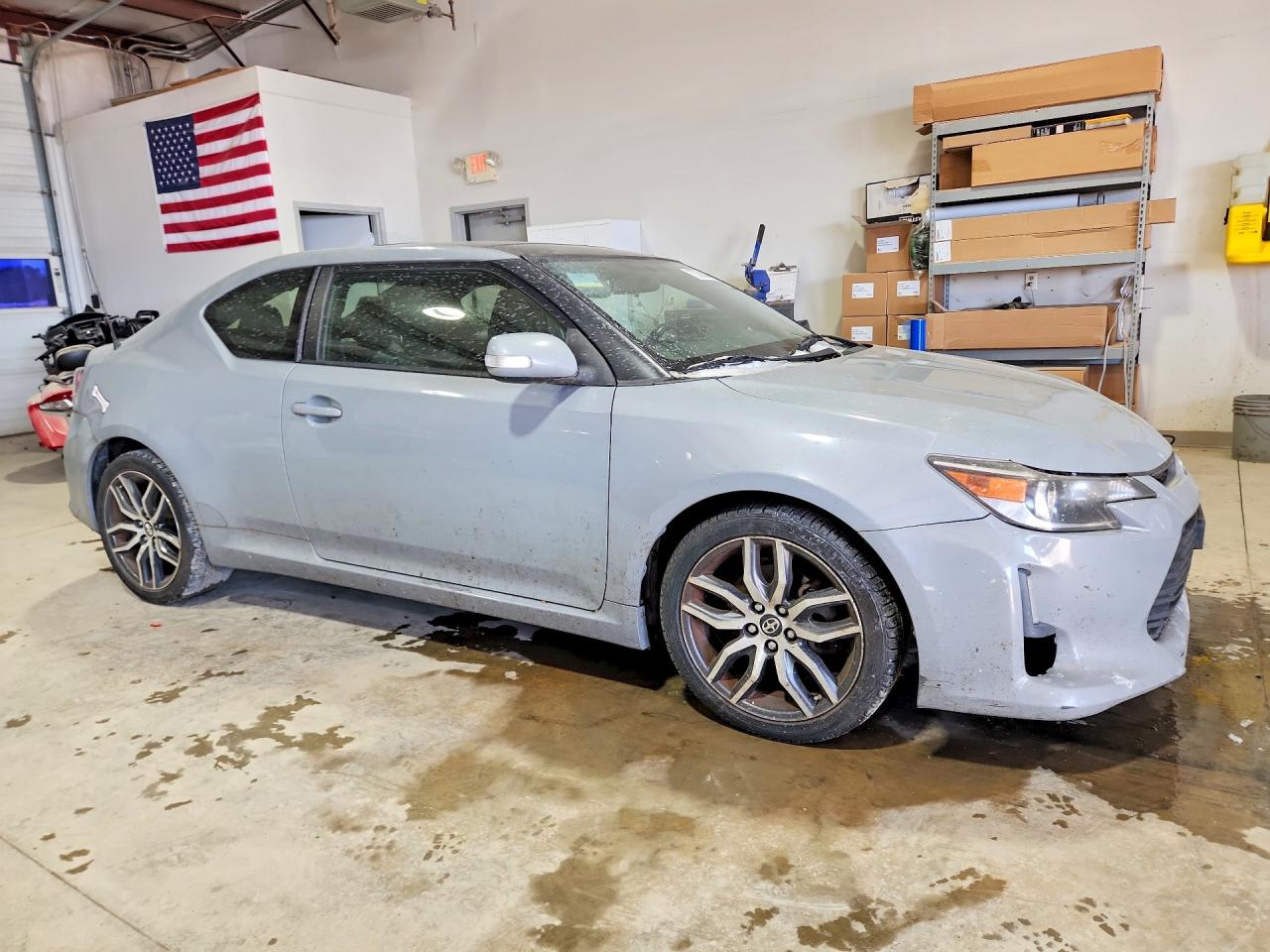 2014 Toyota Scion Tc Серый vin: JTKJF5C78E3079778