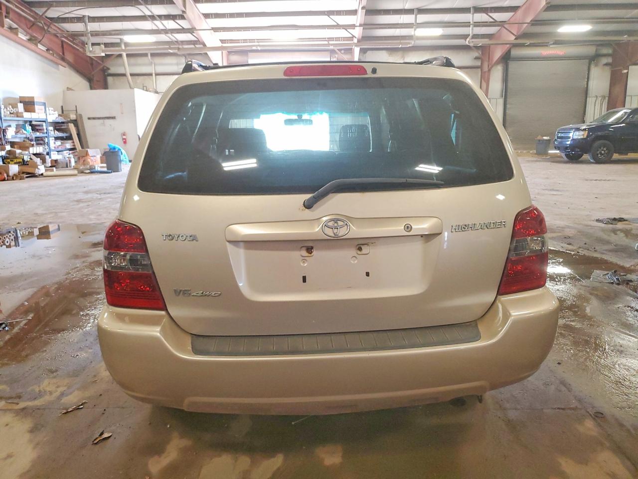 2006 Toyota Highlander Base Желто-коричневый vin: JTEEP21A160136856
