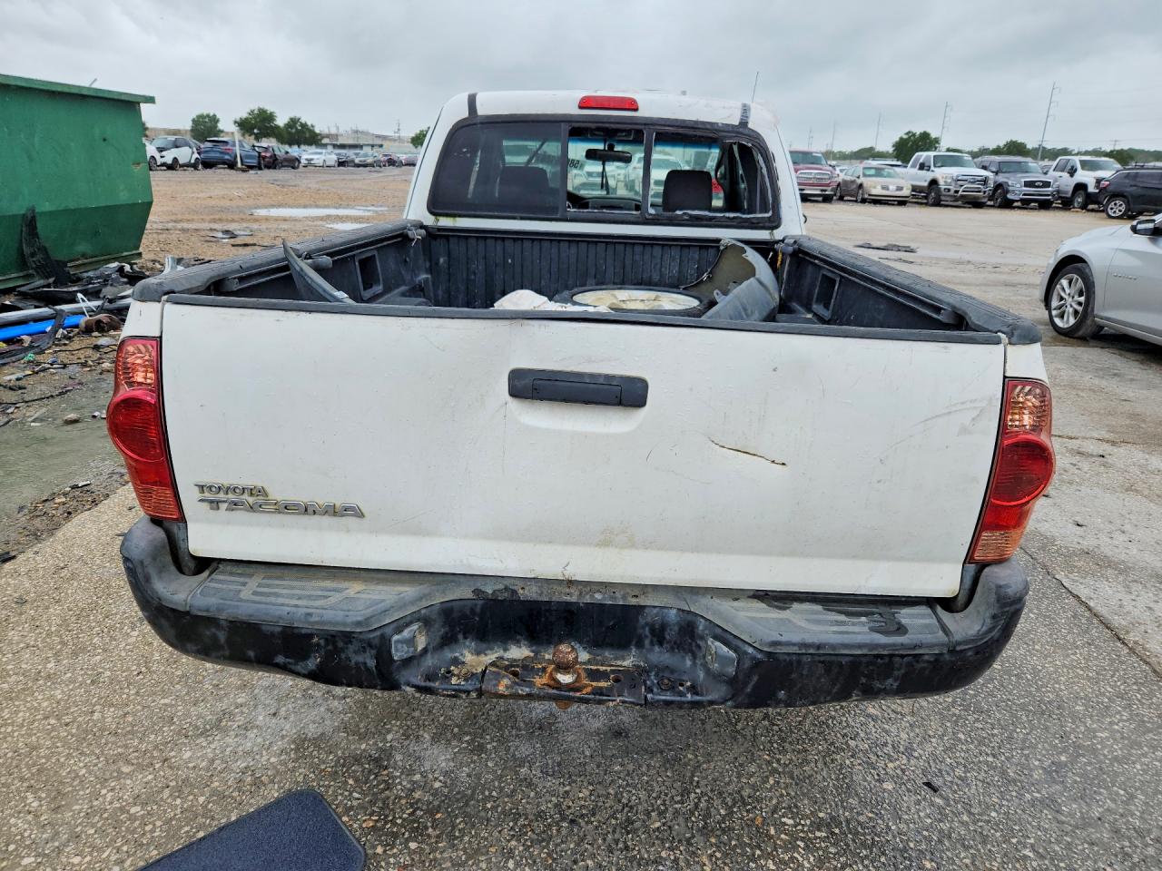 2007 Toyota Tacoma Access Cab White vin: 5TETX22N17Z443121