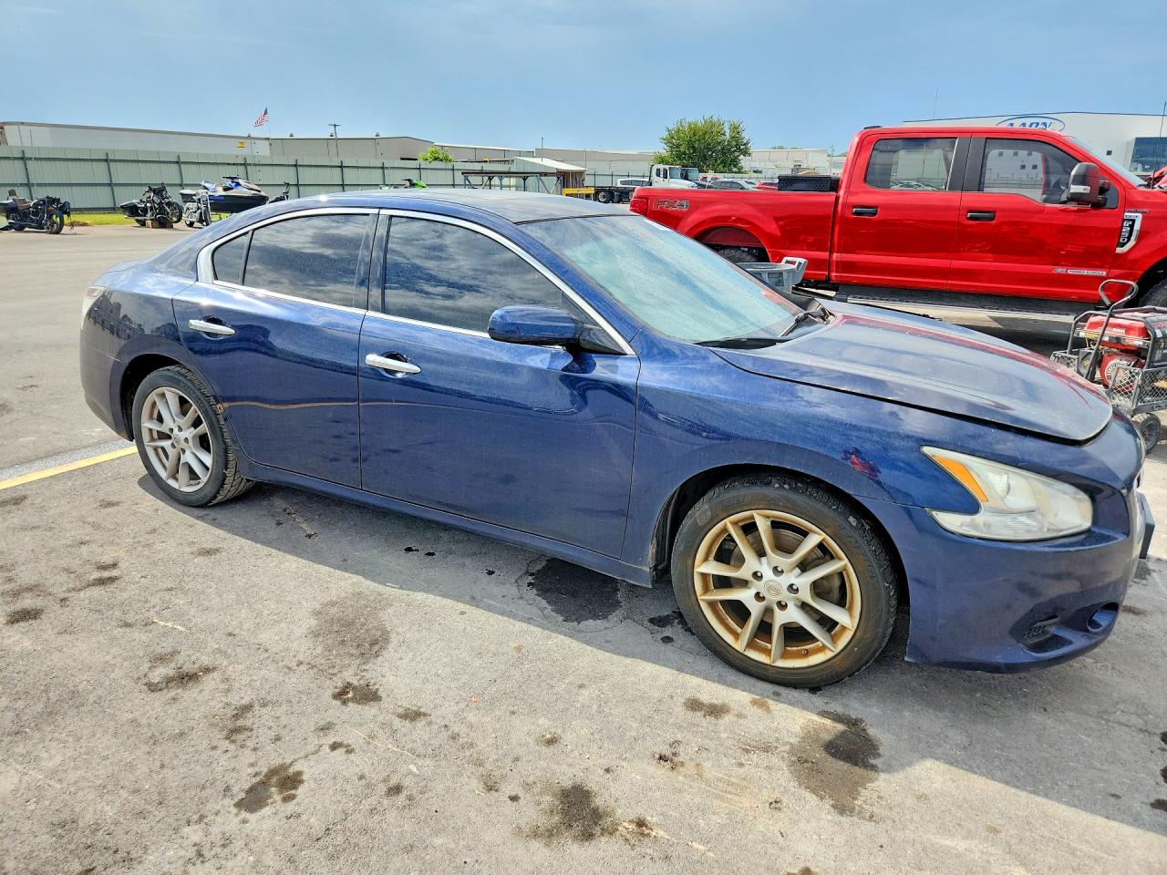 2012 Nissan Maxima 3.5 S Blue vin: 1N4AA5APXCC819410